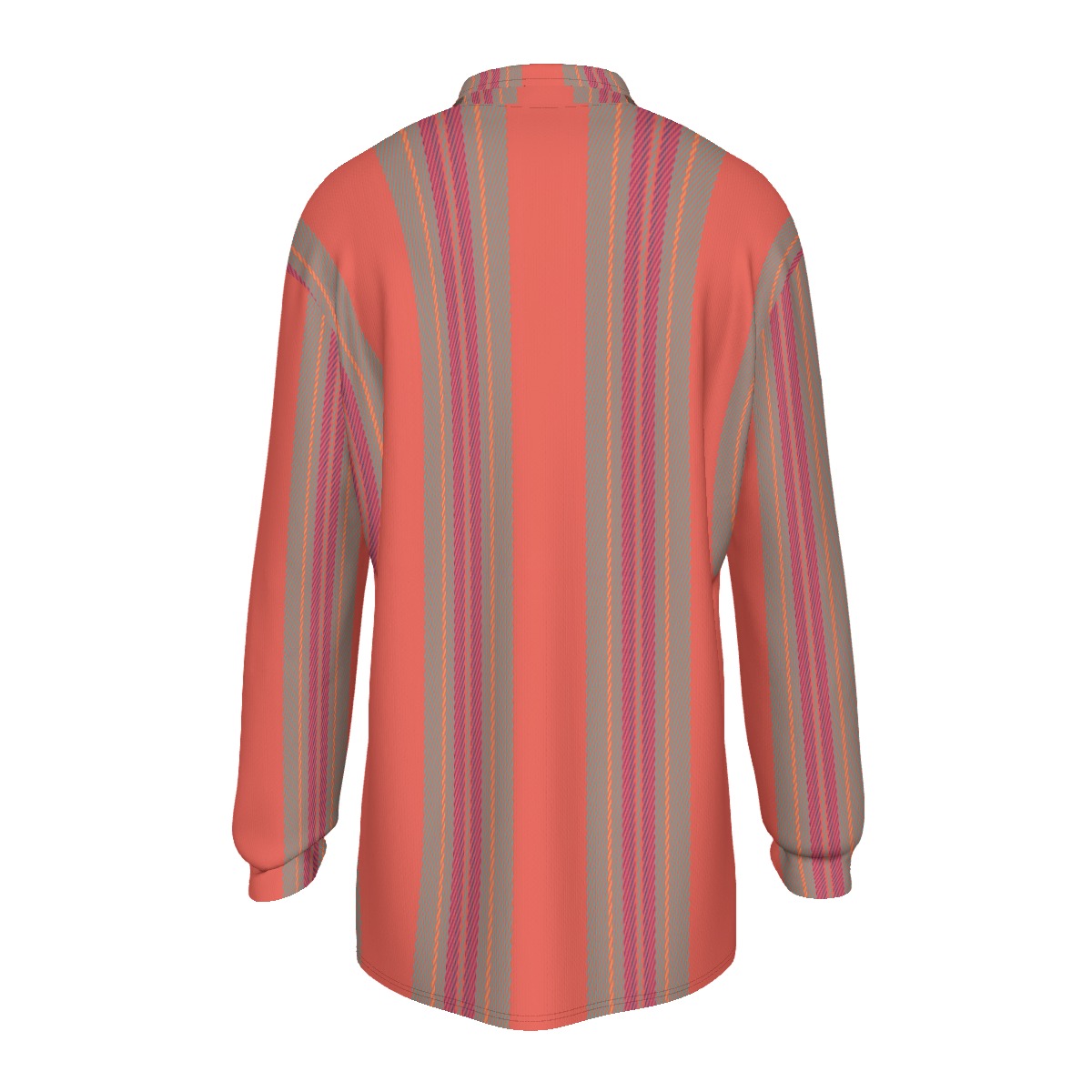 All-Over Print Men's Long Sleeve Polo Shirt