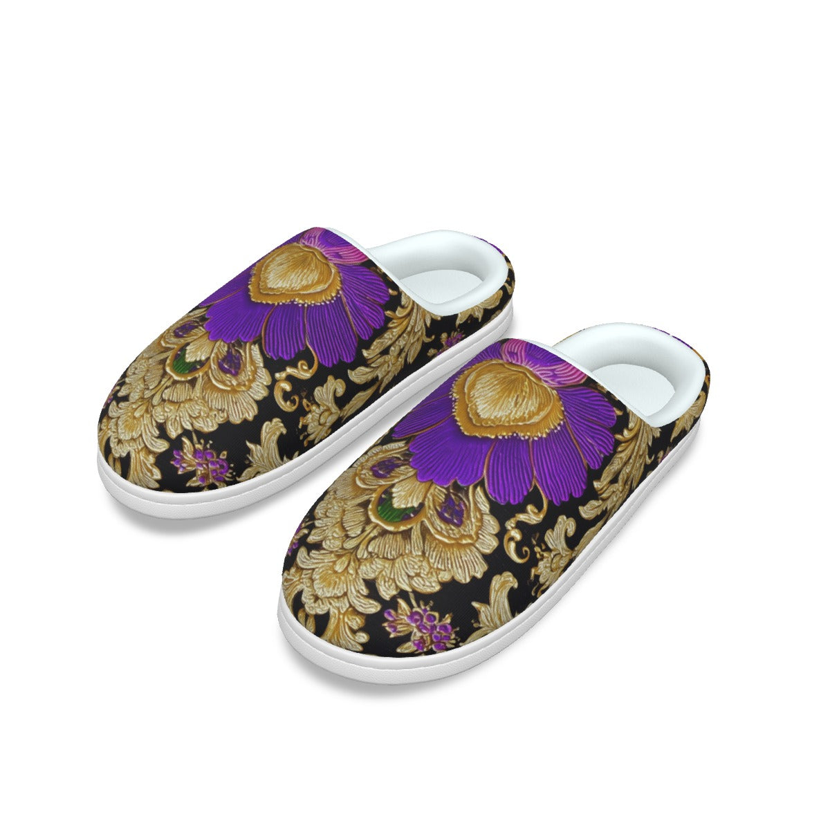 All-Over Print Women's Plush Slippers