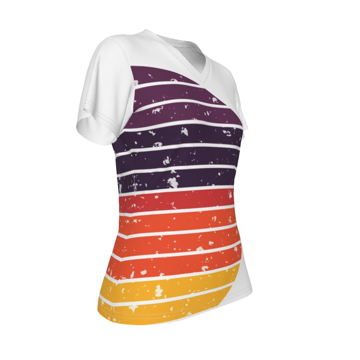All-Over Print V-neck Women's T-shirt