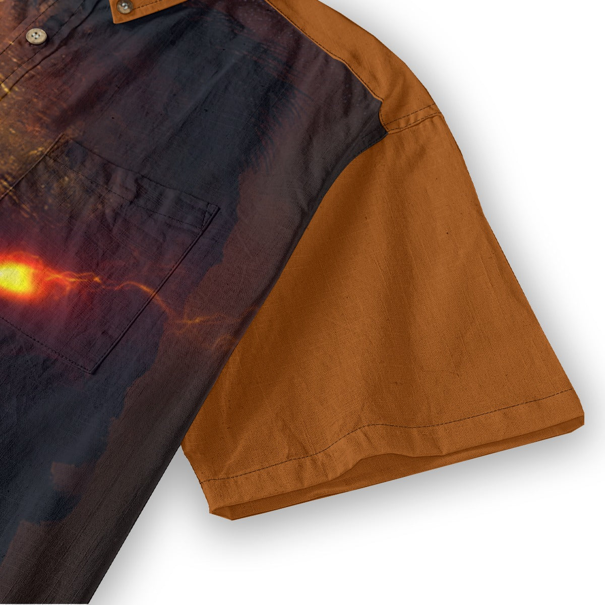 All-Over Print Men's Breathable Cotton Shirt|125GSM