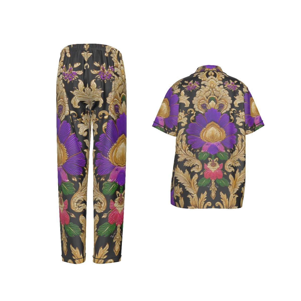 All-over print Women'S Trousers Pajamas Set
