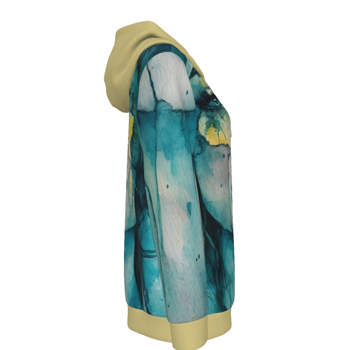 All-Over Print Women's Pullover Hoodie With Drawstring