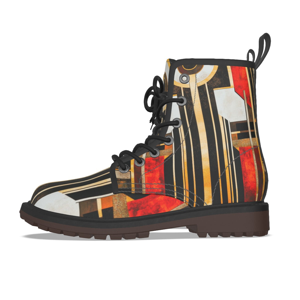 All-Over Print Men's Martin Short Boots