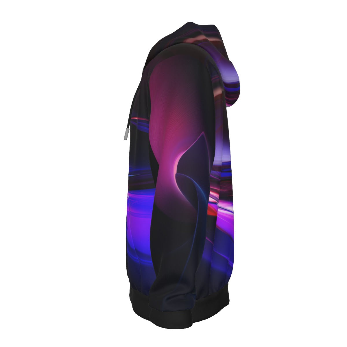 All-Over Print Zip Up Hoodie With Pocket | Interlock