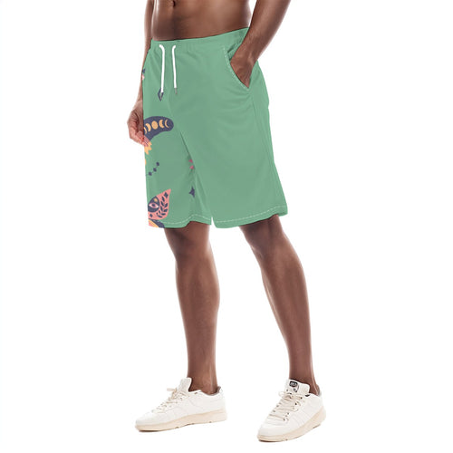 All-Over Print Men'S Shorts With pocket