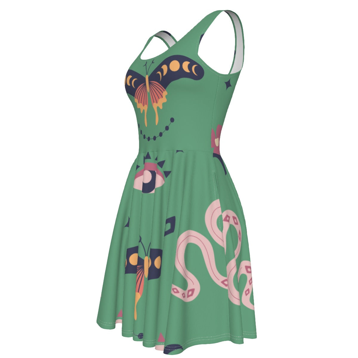 All-Over Print Women's Tank Vest Dress