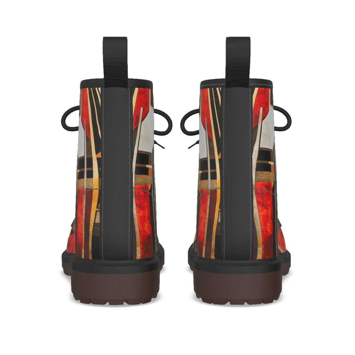 All-Over Print Men's Martin Short Boots