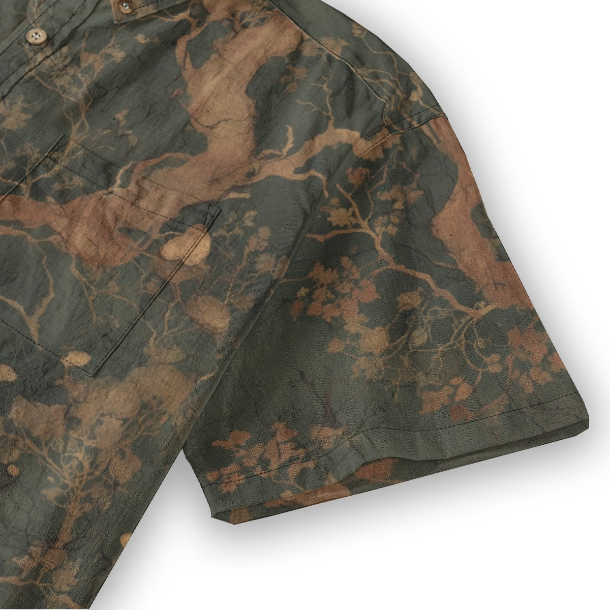 All-Over Print Men's Breathable Cotton Shirt|125GSM