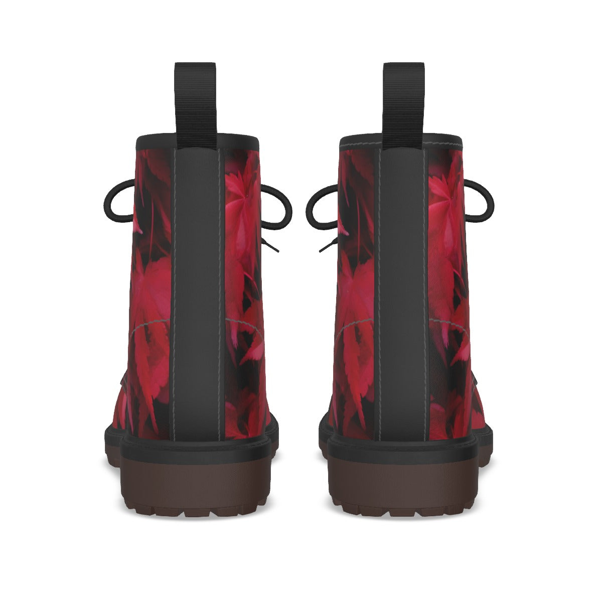 Custom All-Over Print Women's PU Leather Martin Boots
