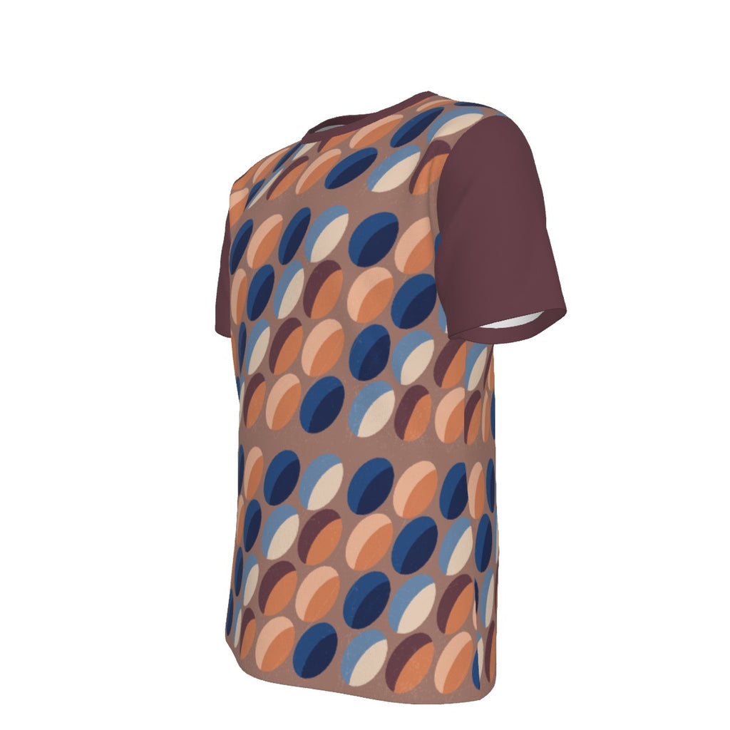 All-Over Print Men's O-Neck T-Shirt | 190GSM Cotton