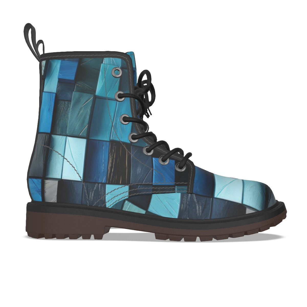 All-Over Print Men's Martin Short Boots