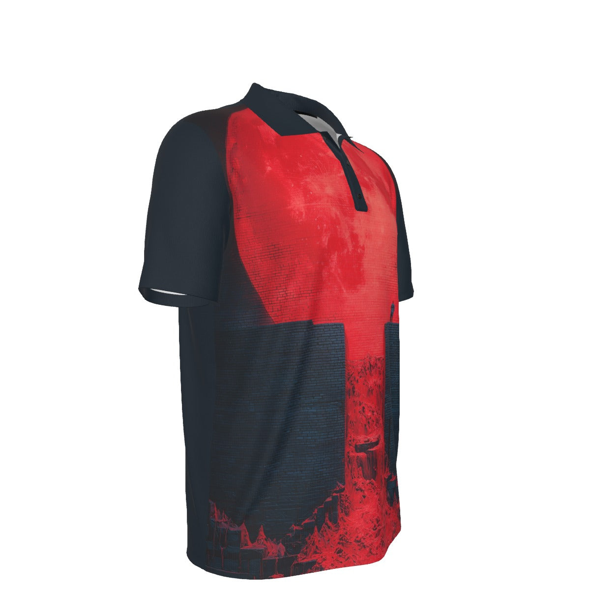Men's Stretch Polo Shirt | Breathable Athletic Jersey Top