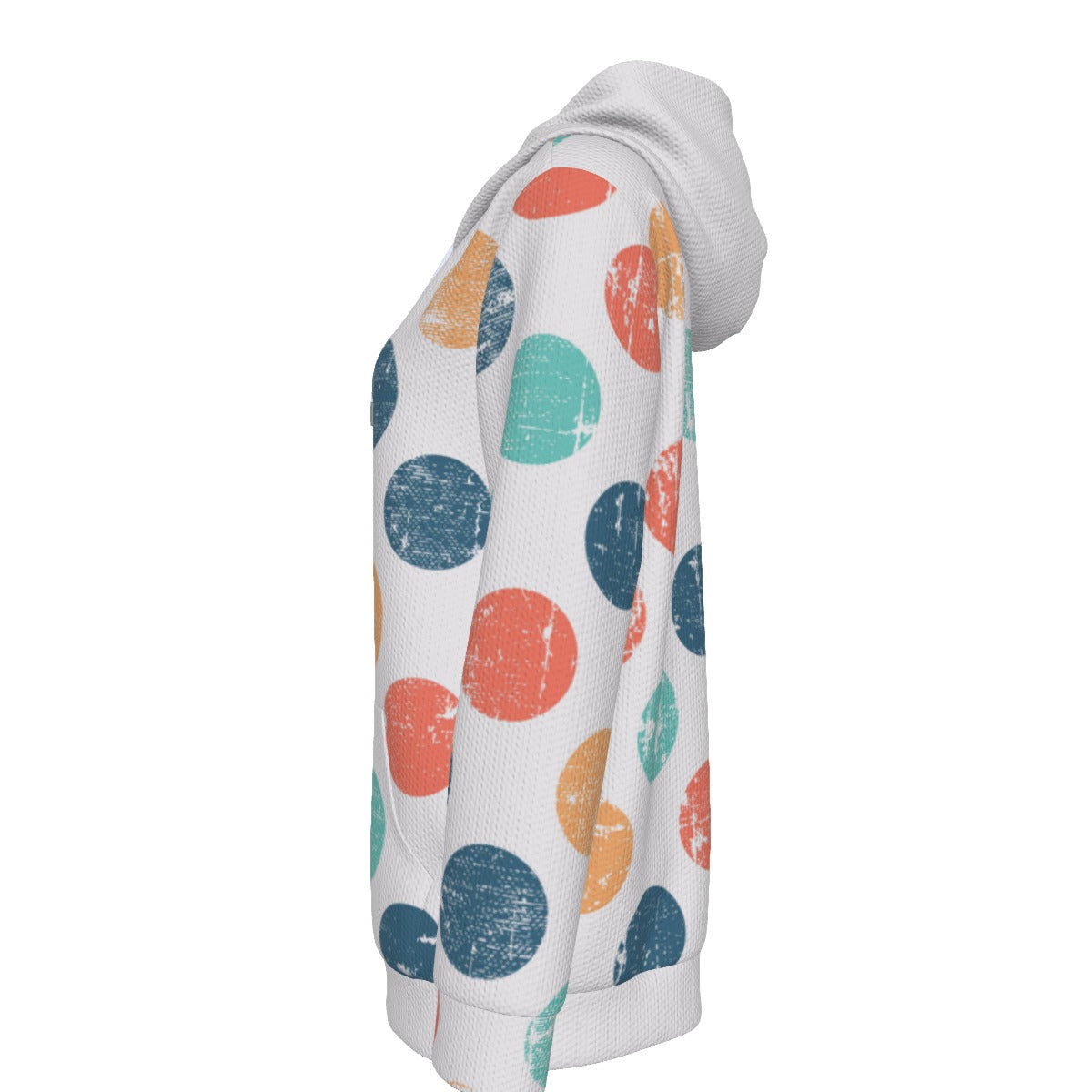 All-Over Print Women's Pullover Hoodie With Drawstring