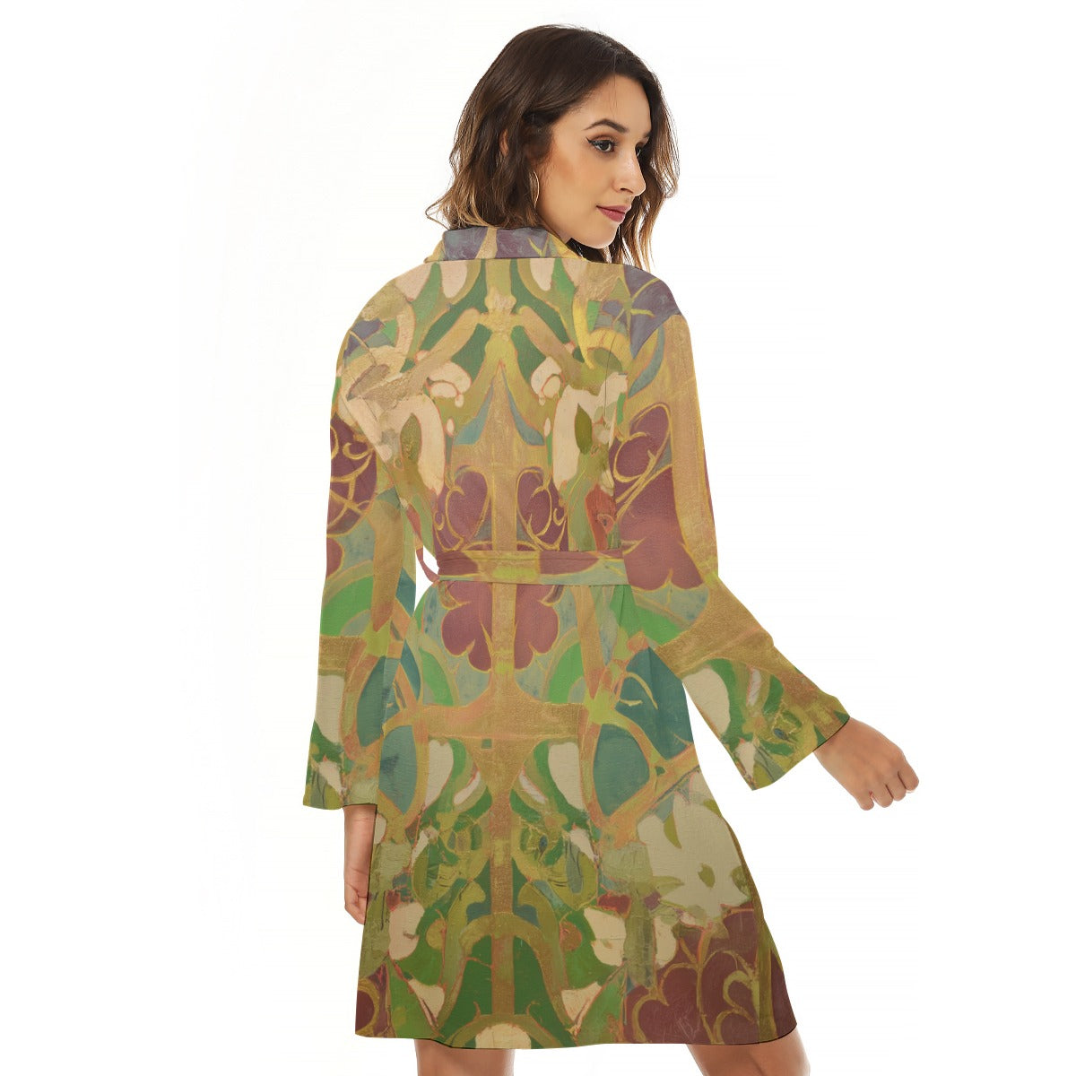 All-Over Print Women's Small Robe