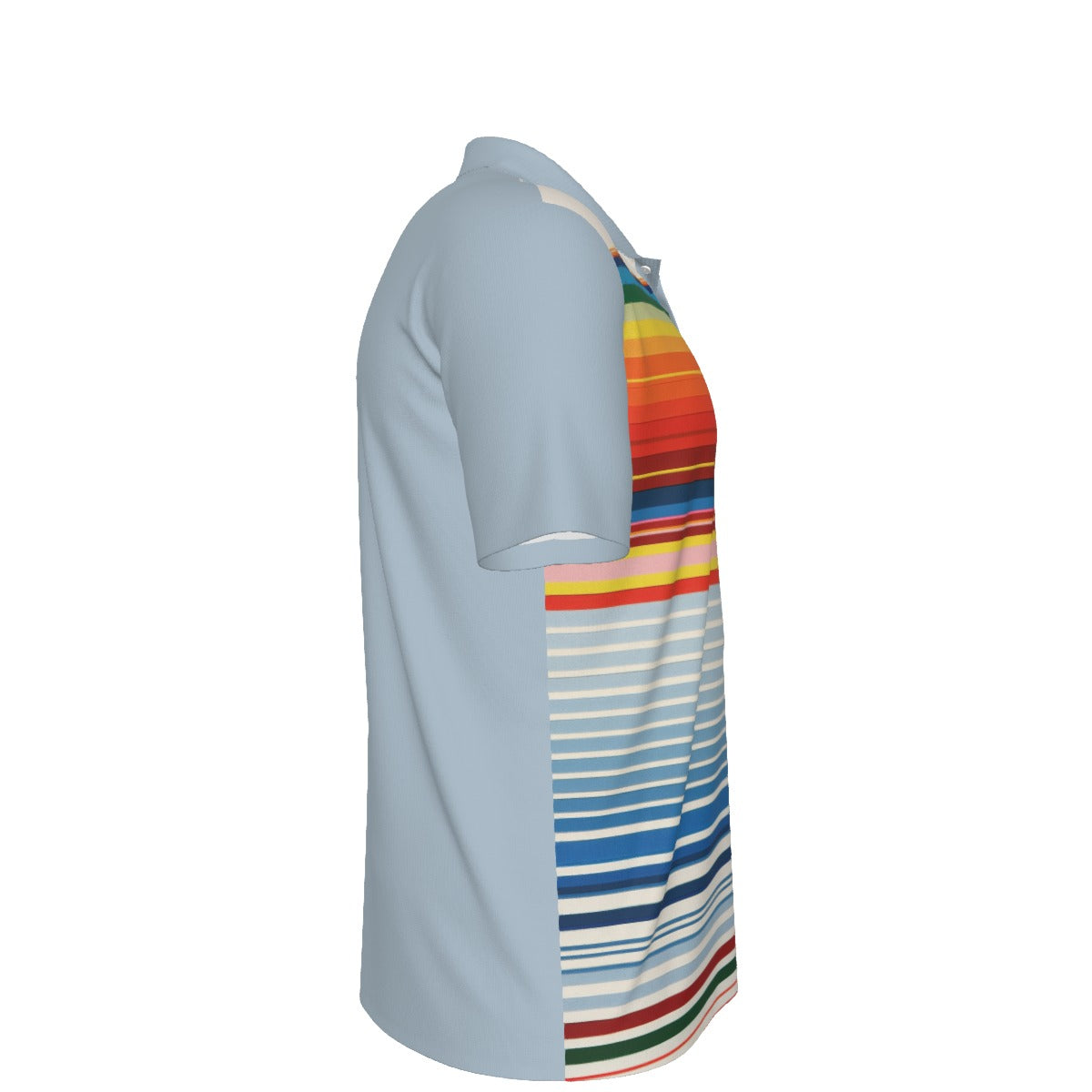 All-Over Print Men's Polo Collar Jersey