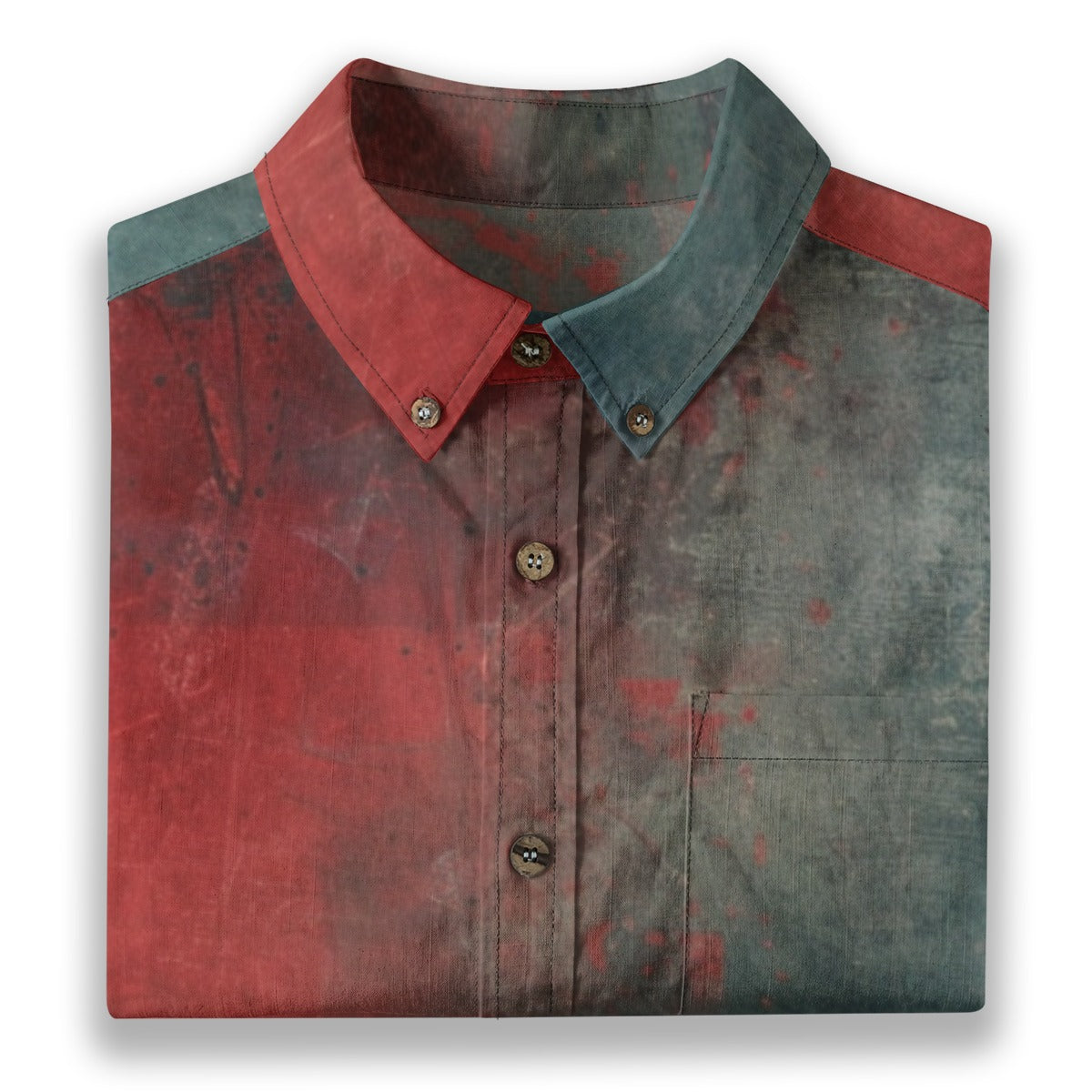 All-Over Print Men's Breathable Cotton Shirt|125GSM
