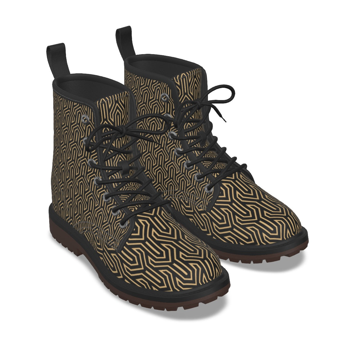 Custom Men's Martin Boots All-Over Print Short Boot
