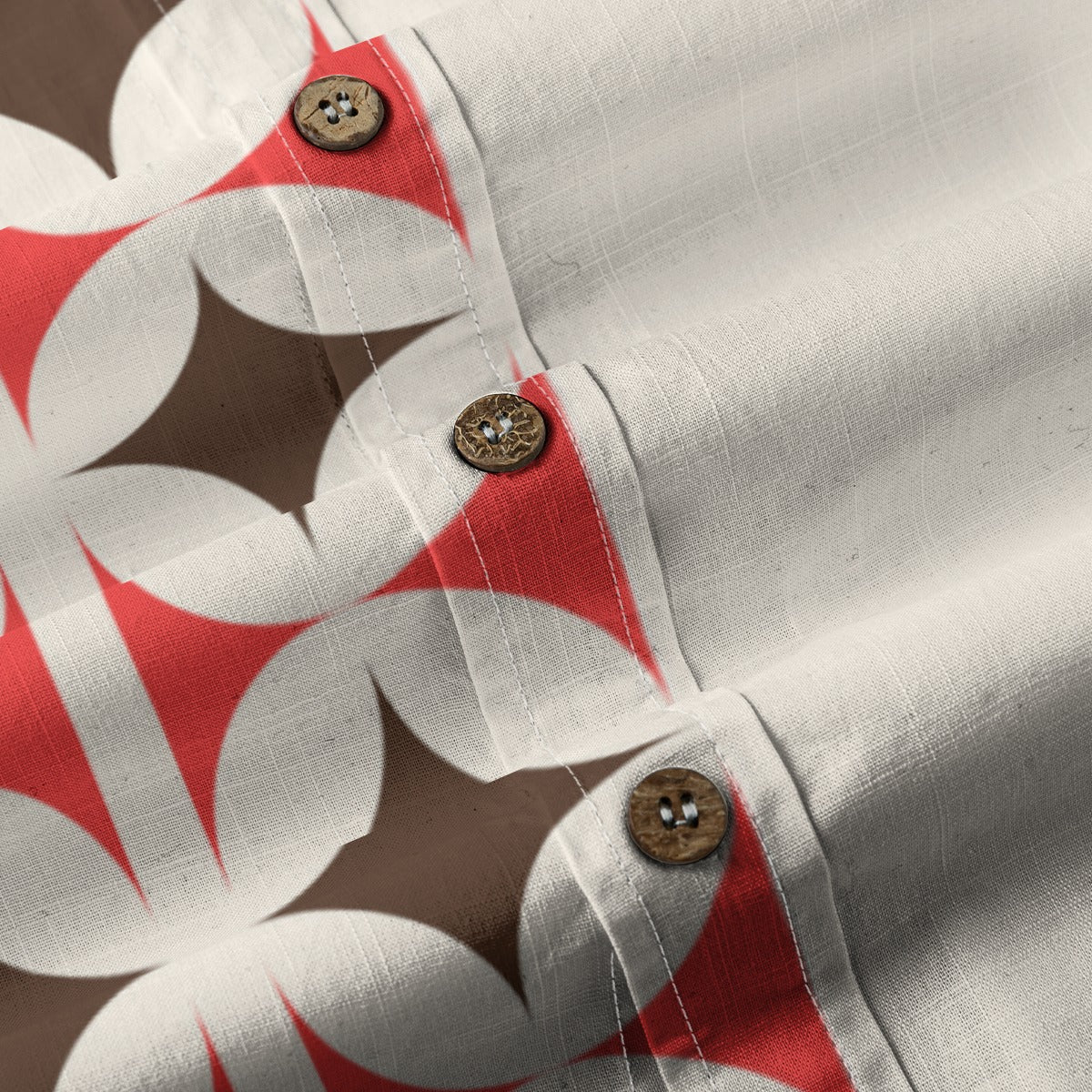 All-Over Print Men's Breathable Cotton Shirt|125GSM