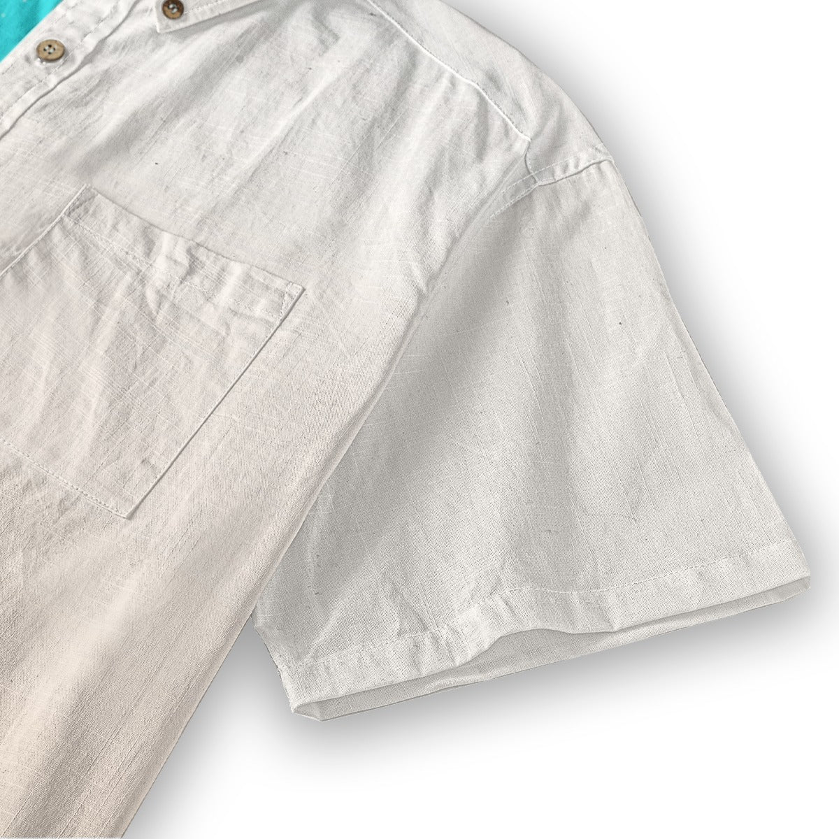 All-Over Print Men's Breathable Cotton Shirt|125GSM