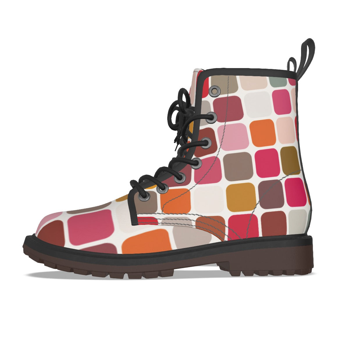 Men's Stylish Waterproof PU Leather Martin Boots