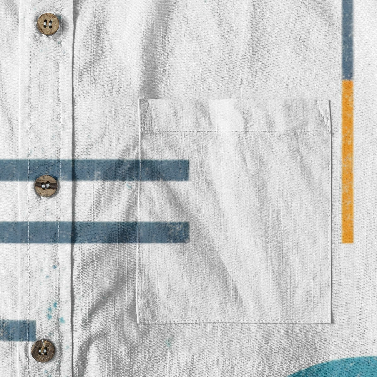 All-Over Print Men's Breathable Cotton Shirt|125GSM