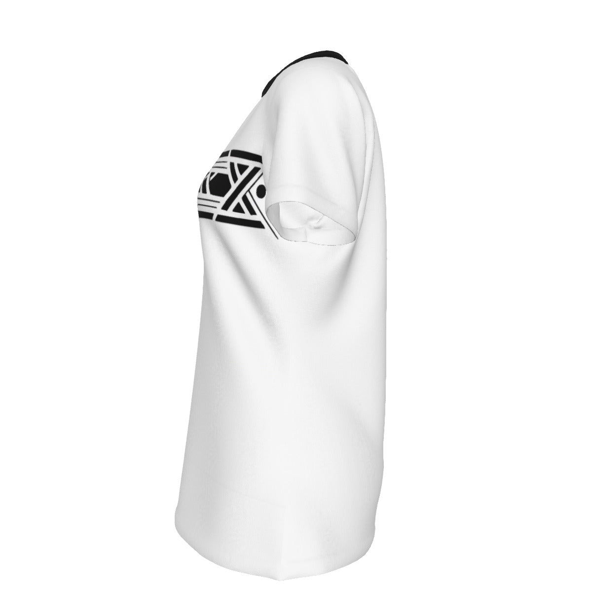 All-Over Print Women's Round Neck T-Shirt | 190GSM Cotton