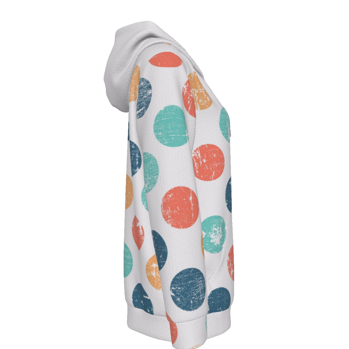 All-Over Print Women's Pullover Hoodie With Drawstring