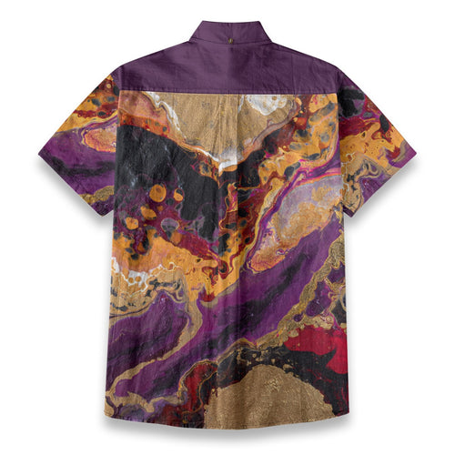 All-Over Print Men's Breathable Cotton Shirt|125GSM