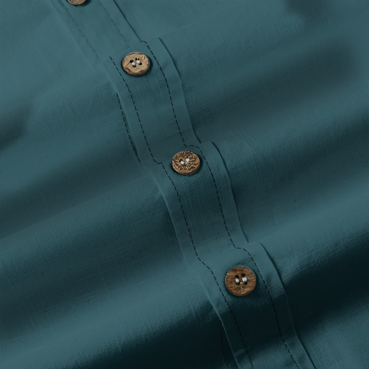 All-Over Print Men's Casual Lapel Long Sleeve Shirt|125GSM Cotton