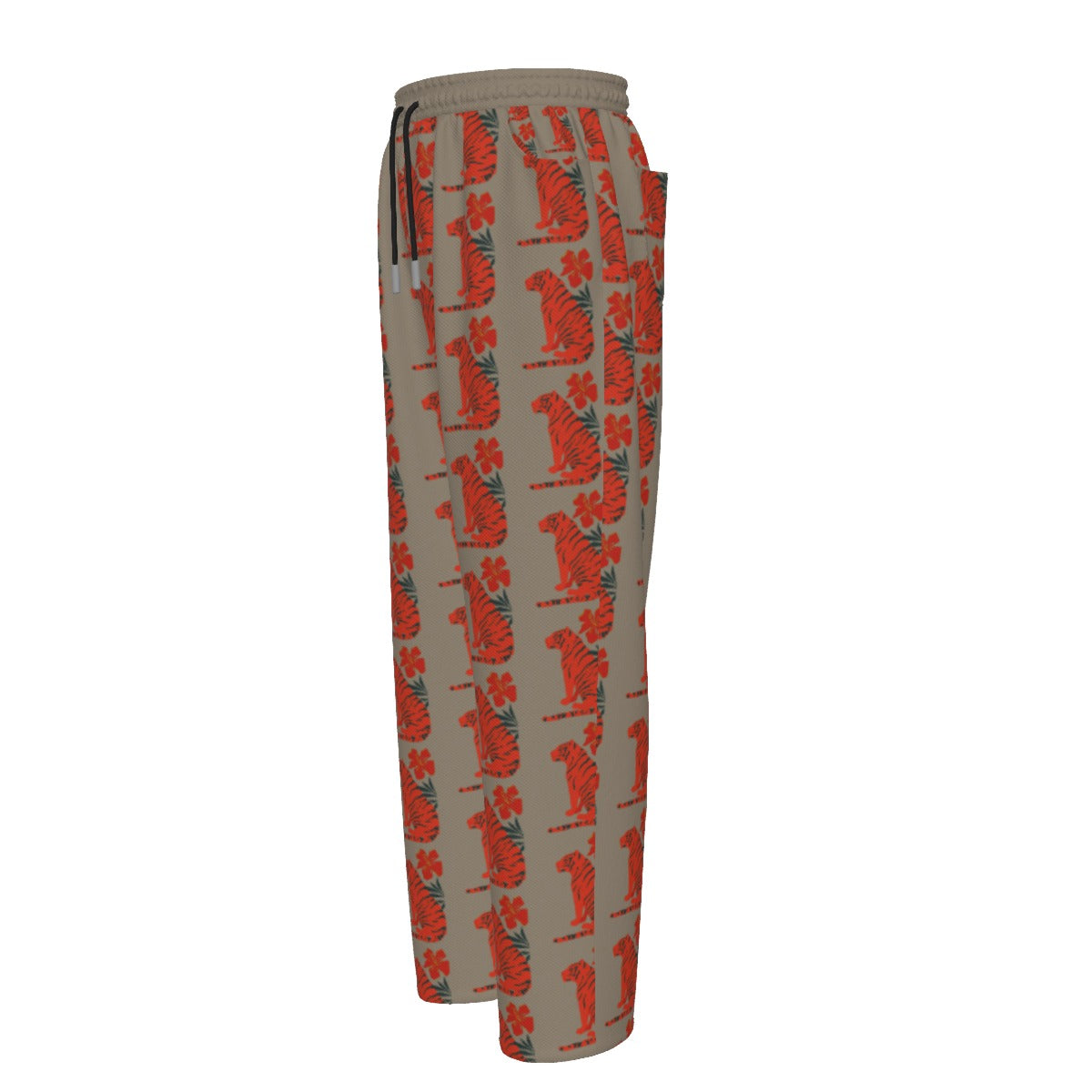 All-Over Print Unisex Straight Casual Pants | 245GSM Cotton