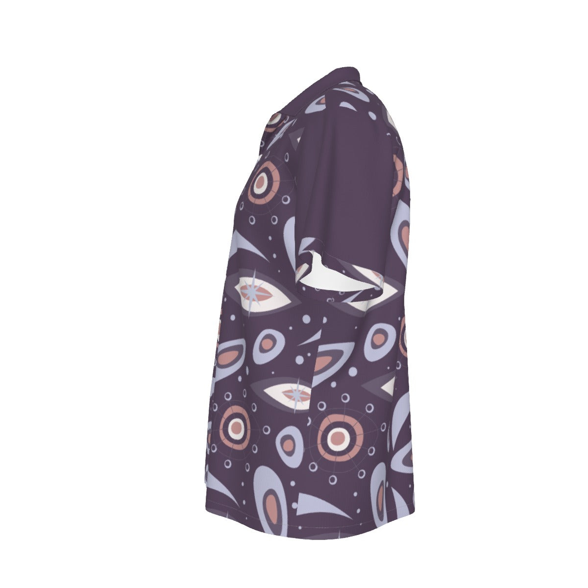 All-Over Print Men's Hawaiian Shirt With Button Closure |115GSM Cotton poplin