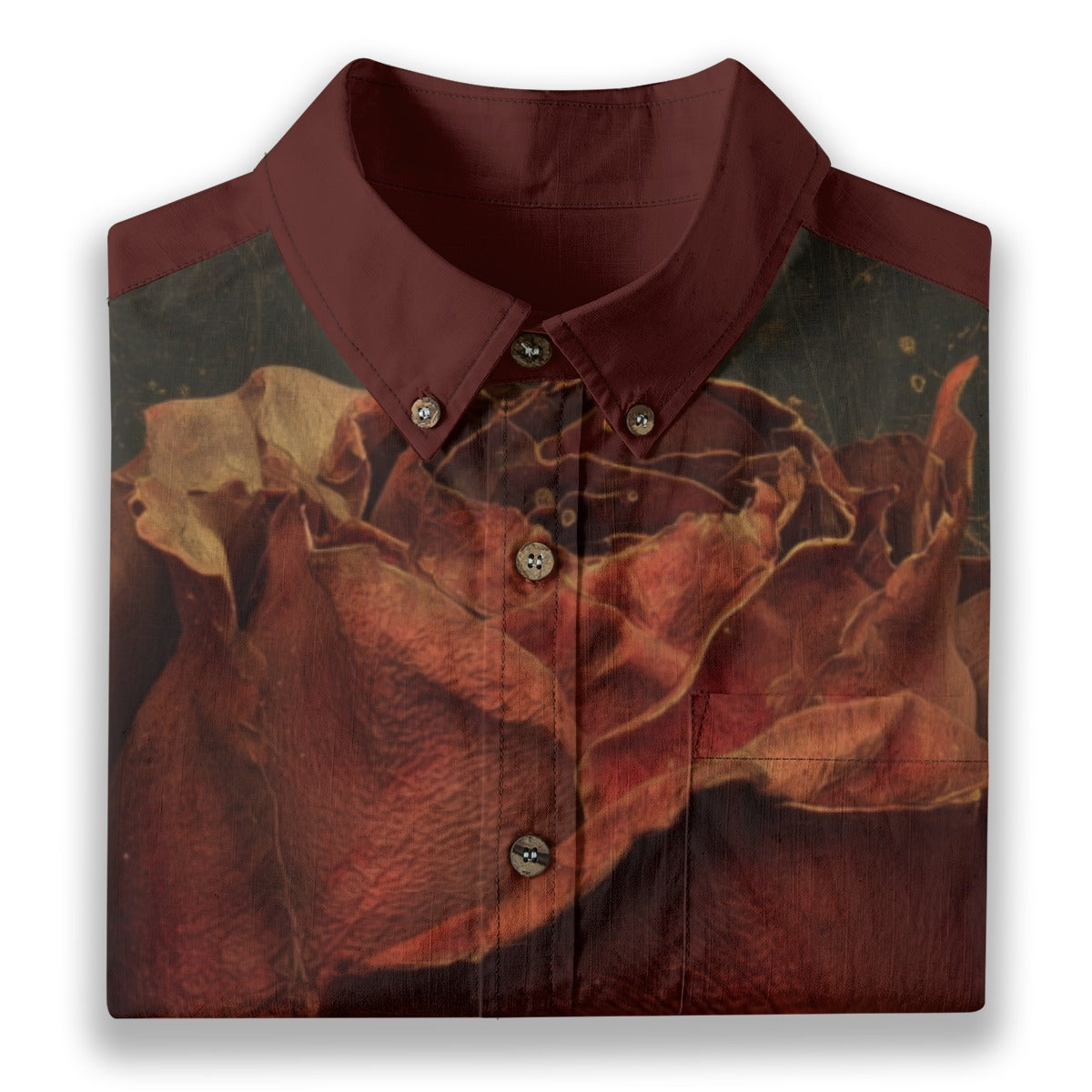 All-Over Print Men's Breathable Cotton Shirt|125GSM