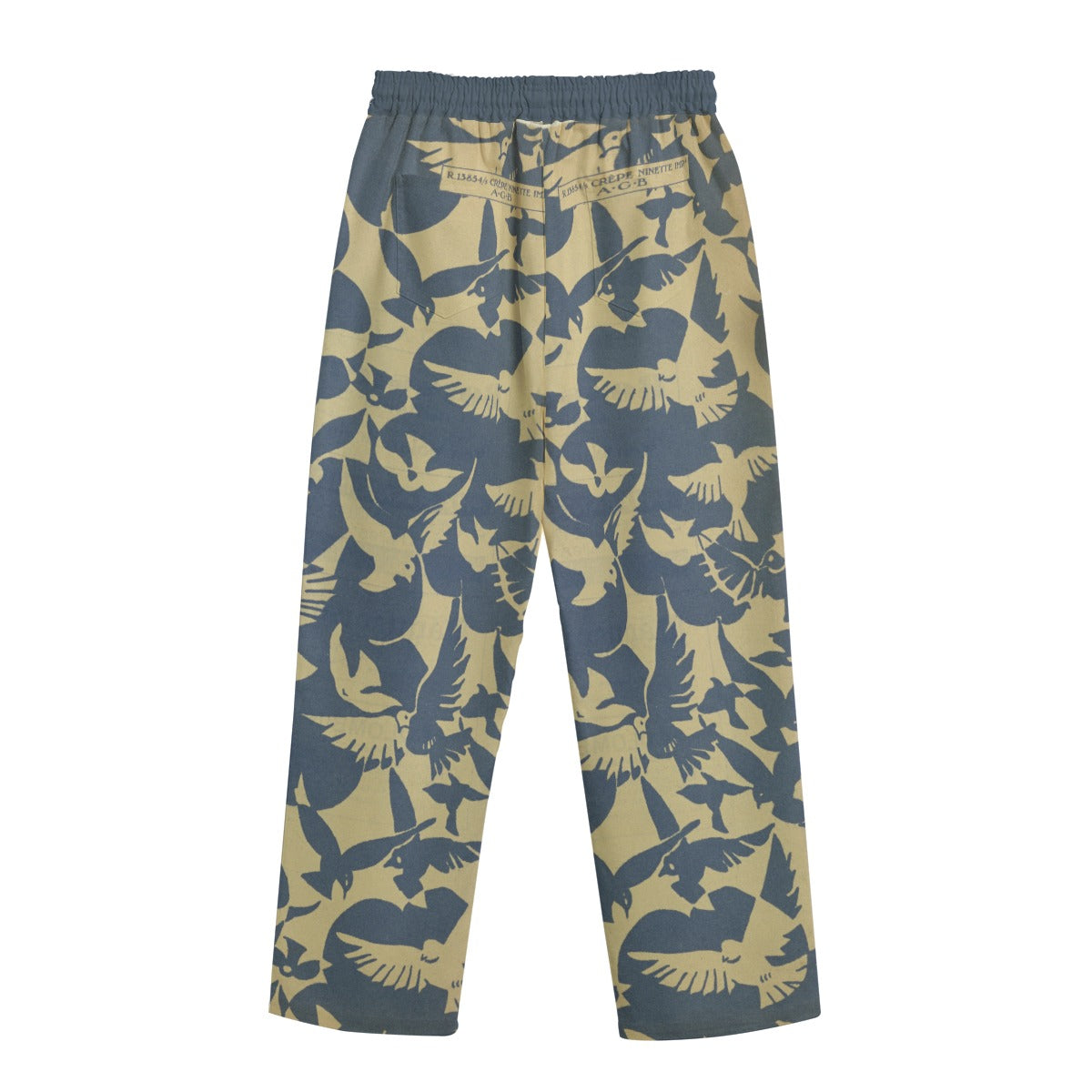 All-Over Print Unisex Straight Casual Pants | 245GSM Cotton