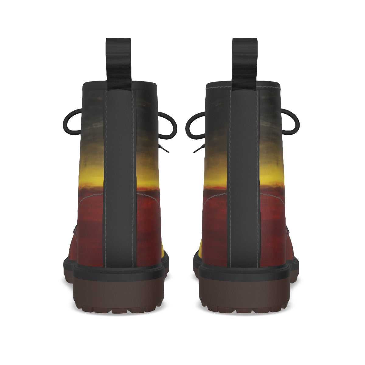 Men's PU Martin Short Boots Pull Loop Casual Outdoor