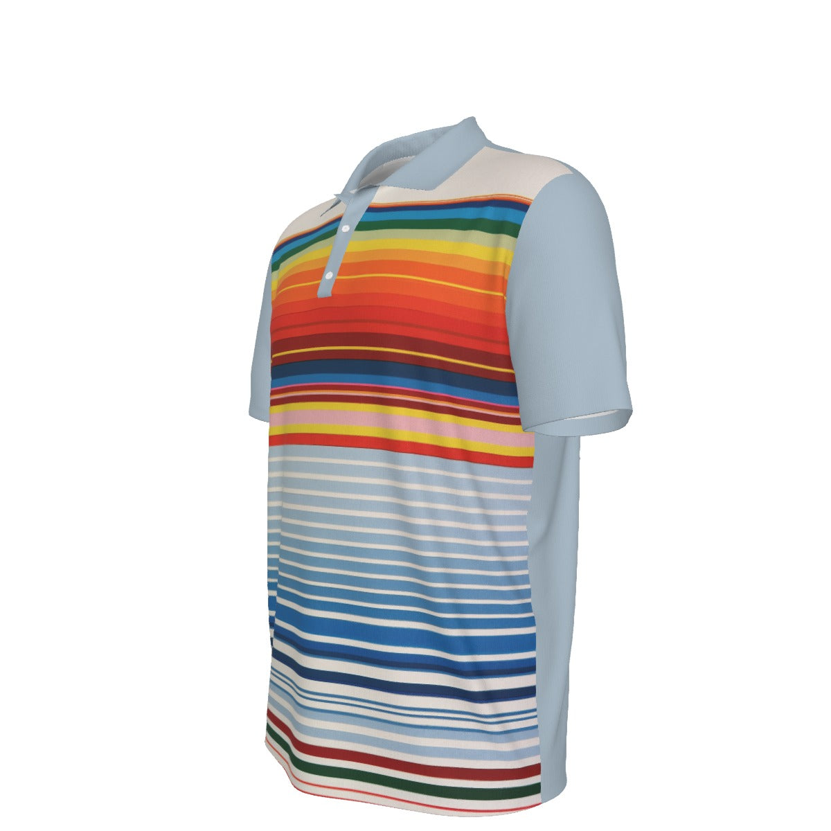 All-Over Print Men's Polo Collar Jersey