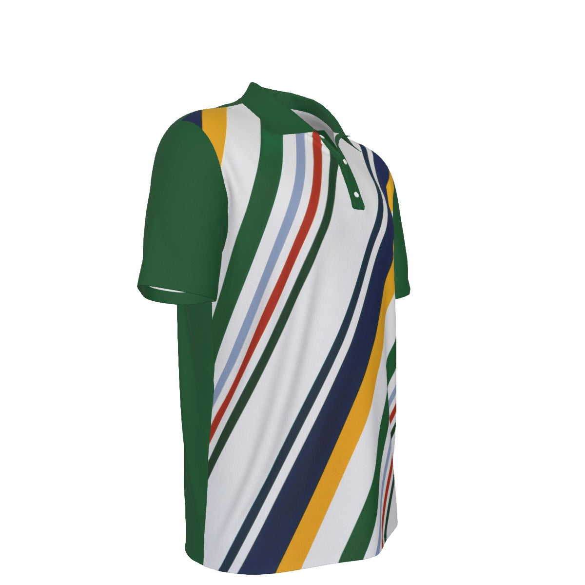 All-Over Print Men's Polo Collar Jersey