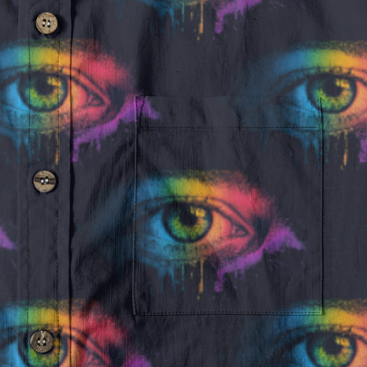All-Over Print Men's Breathable Cotton Shirt|125GSM
