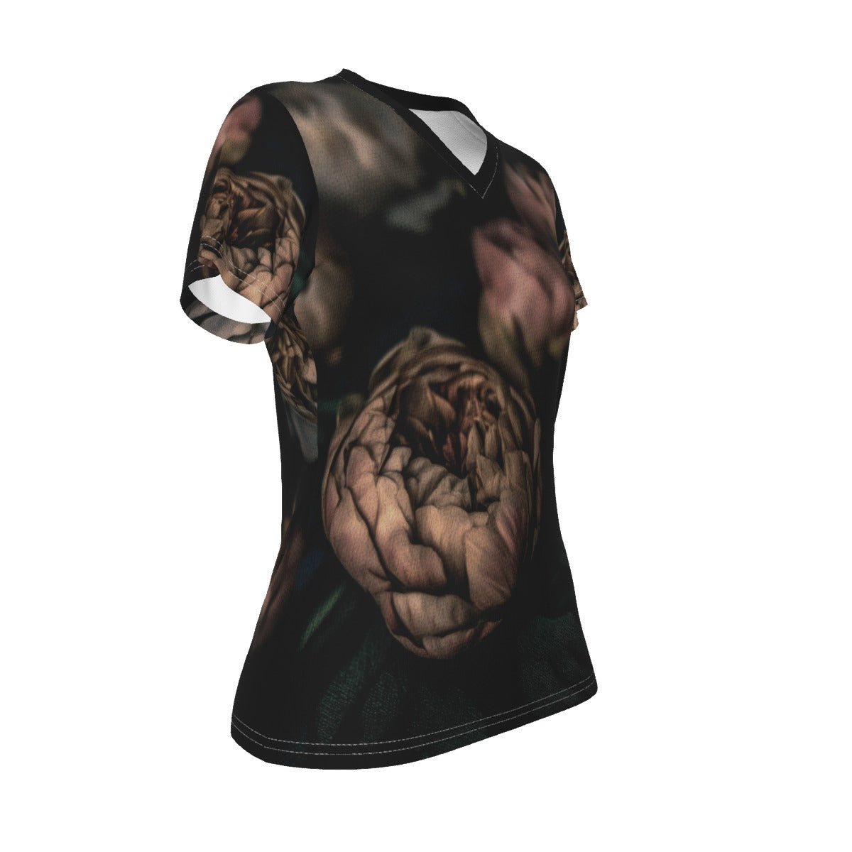 All-Over Print V-neck Women's T-shirt