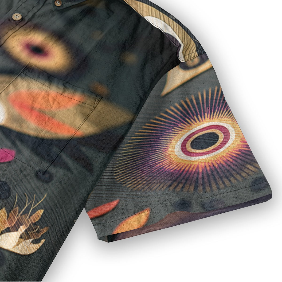 All-Over Print Men's Breathable Cotton Shirt|125GSM