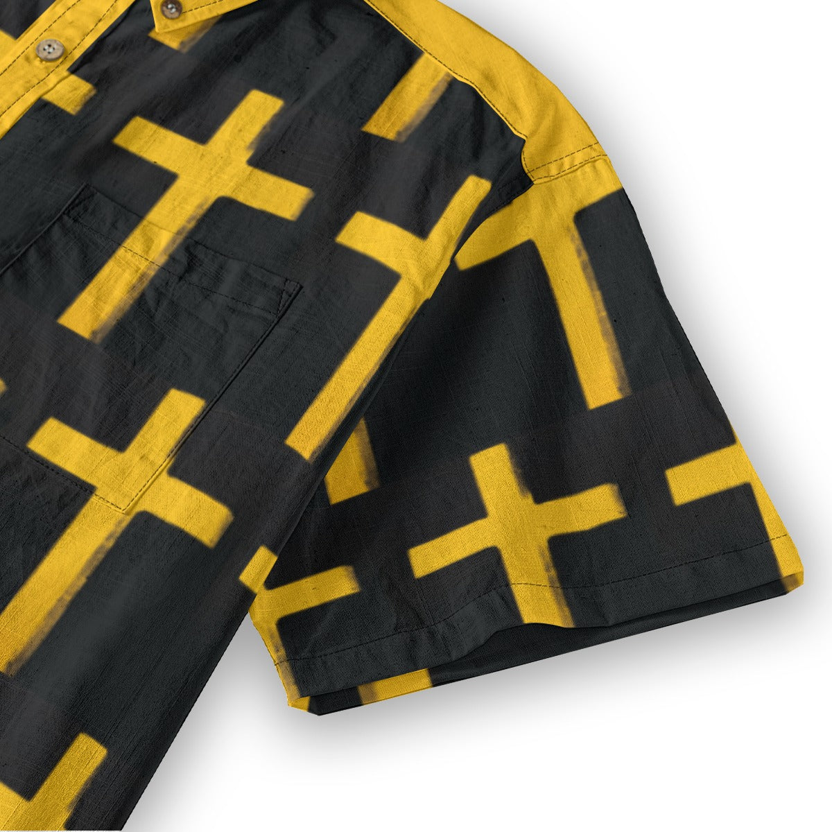 All-Over Print Men's Breathable Cotton Shirt|125GSM