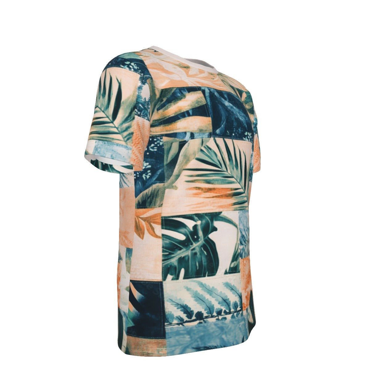Summer Tropical Palm Tree Graphic Print Cotton Tee