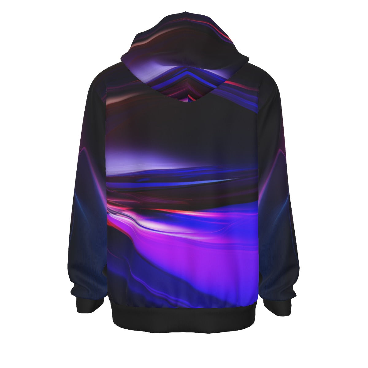 All-Over Print Zip Up Hoodie With Pocket | Interlock