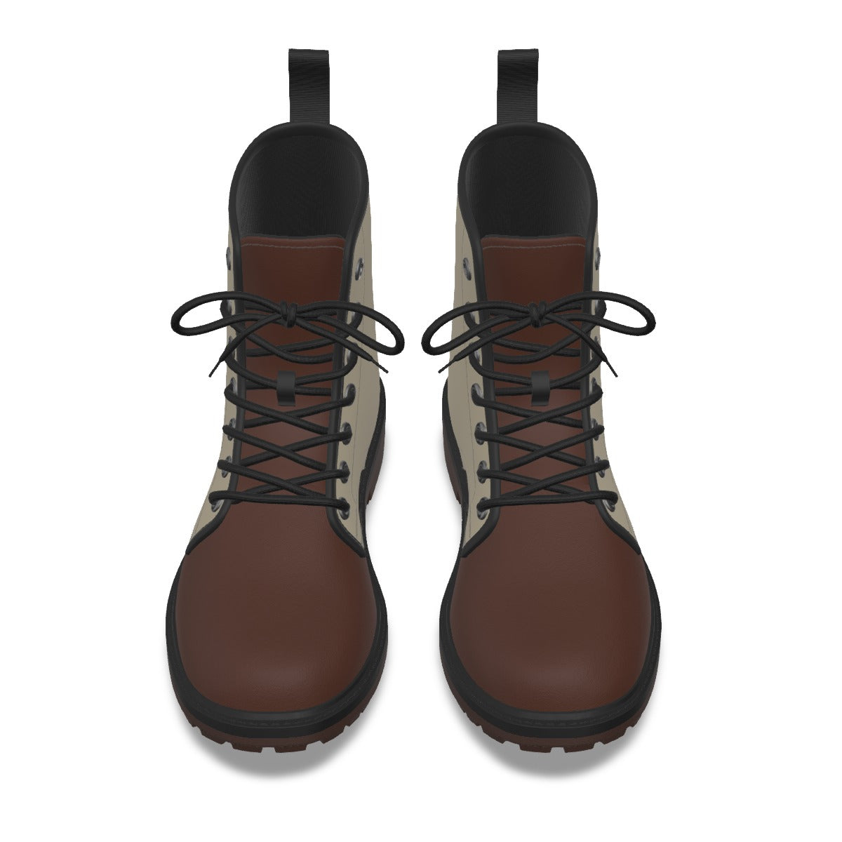Custom All-Over Print Men's PU Leather Martin Boots