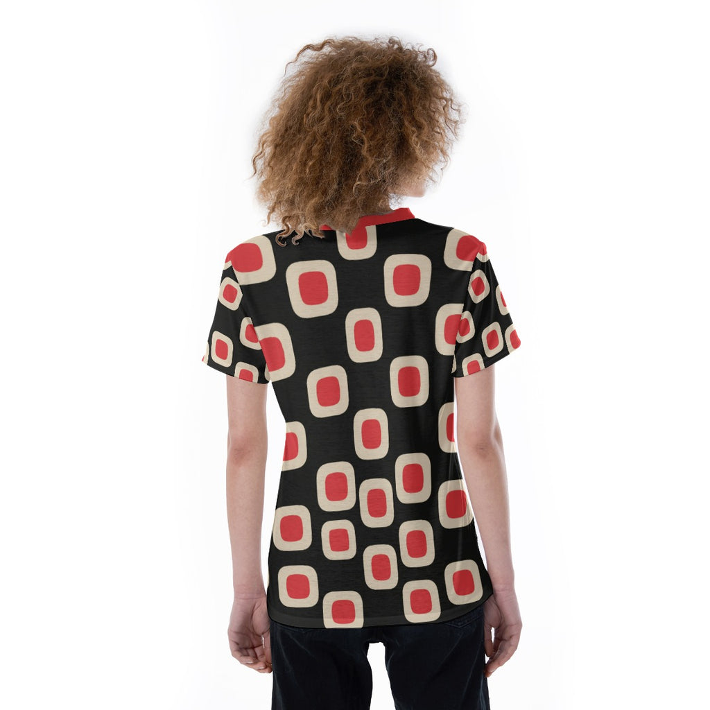 All-Over Print V-neck Women's T-shirt