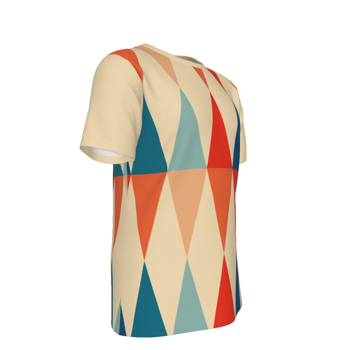 All-Over Print Men's 100% Cotton O-Neck T-Shirt