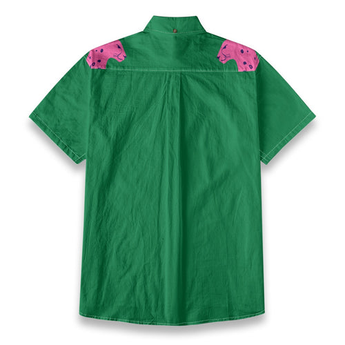 All-Over Print Men's Breathable Cotton Shirt|125GSM