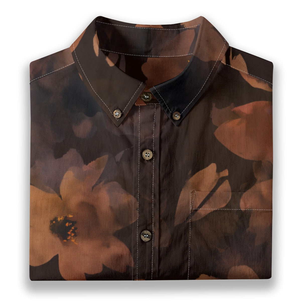 All-Over Print Men's Breathable Cotton Shirt|125GSM