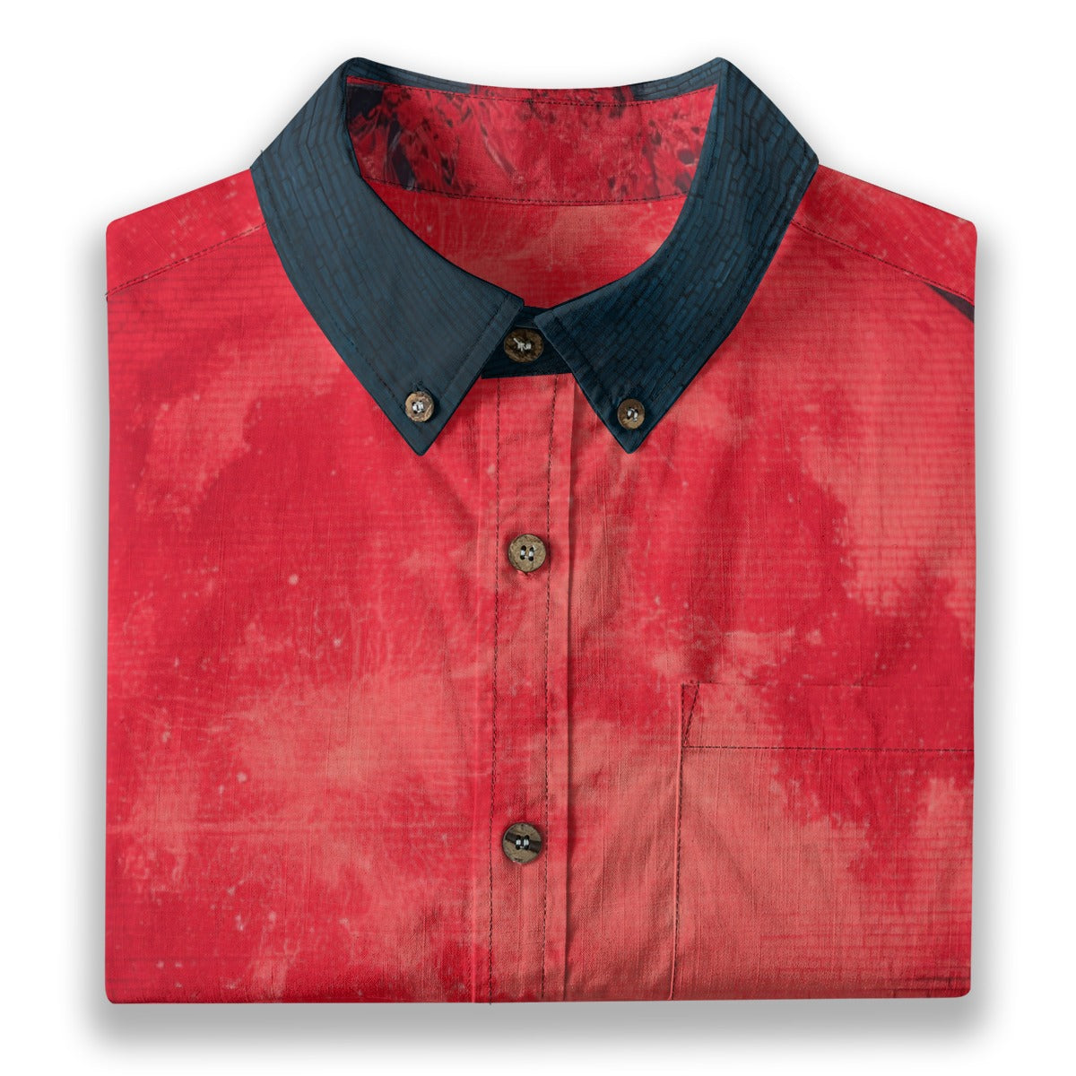 All-Over Print Men's Breathable Cotton Shirt|125GSM