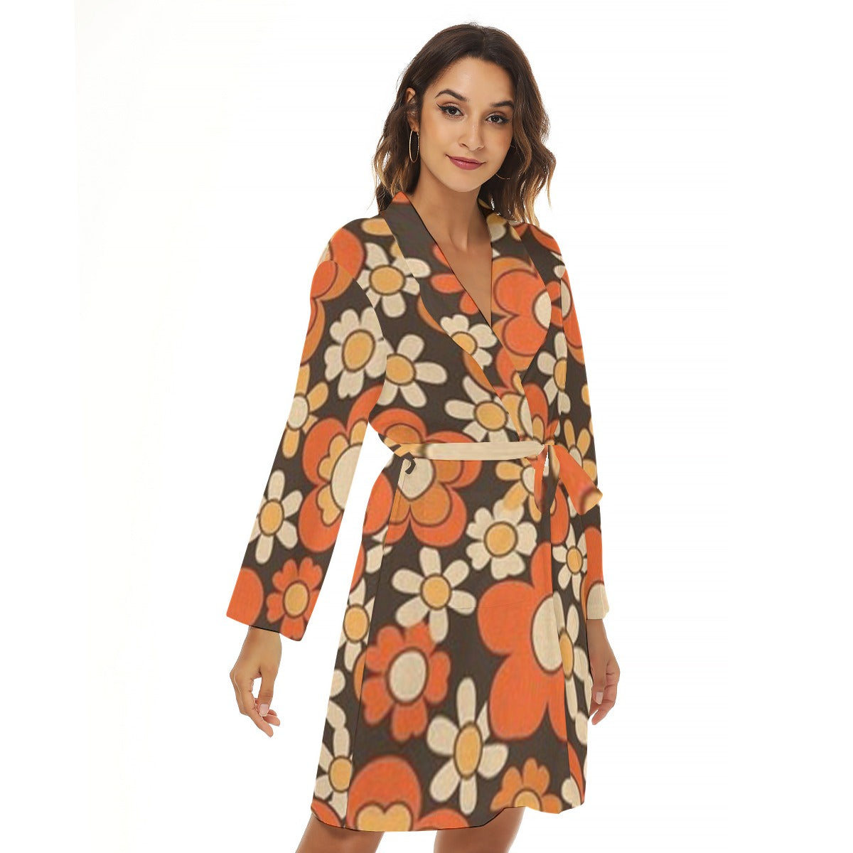 All-Over Print Women's Small Robe