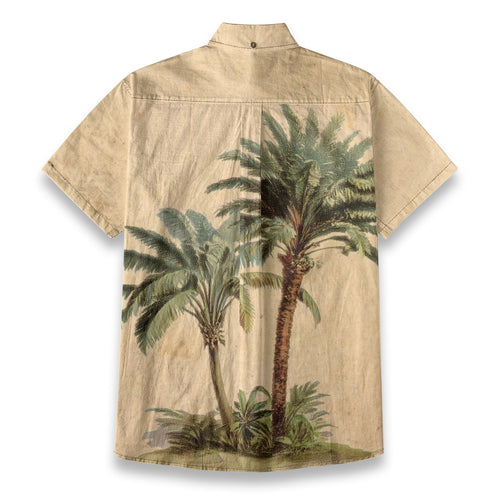 All-Over Print Men's Breathable Cotton Shirt|125GSM